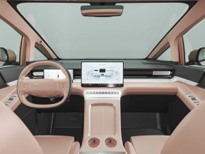 2024 Xpeng X9 With Interior 3D Model
