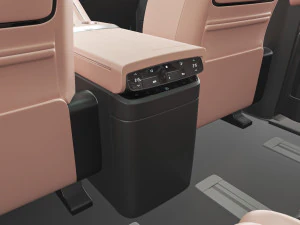 2024 Xpeng X9 With Interior 3D Model