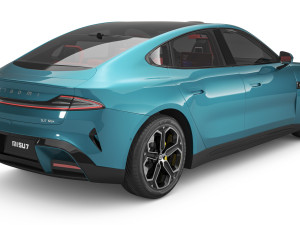 2024 Xiaomi SU7 With Interior Model 3D