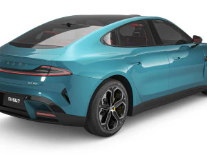 2024 Xiaomi SU7 With Interior 3D Model