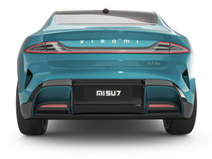 2024 Xiaomi SU7 With Interior Model 3D