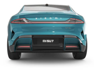 2024 Xiaomi SU7 With Interior 3D Model