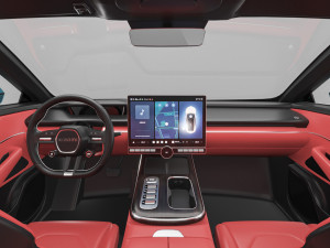 2024 Xiaomi SU7 With Interior Model 3D