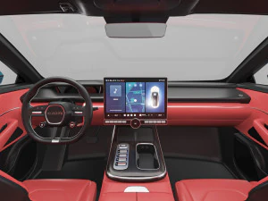2024 Xiaomi SU7 With Interior 3D Model