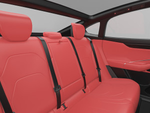 2024 Xiaomi SU7 With Interior Model 3D
