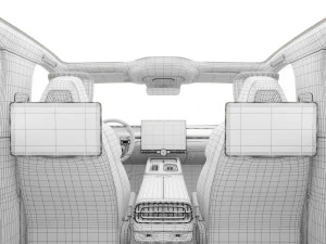 2024 Xiaomi SU7 With Interior 3D Model