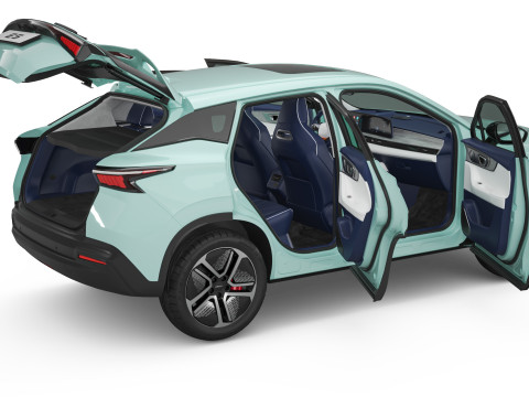 2024 Chery Omoda E5 With Interior 3D Модель