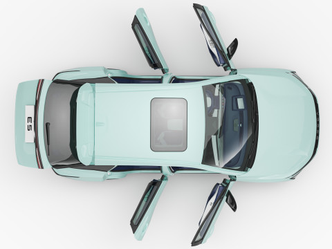 2024 Chery Omoda E5 With Interior 3D Модель
