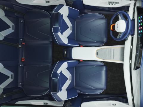 2024 Chery Omoda E5 With Interior 3D Модель