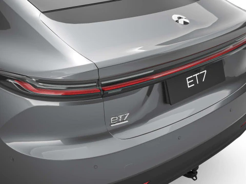 2025 Nio ET7 With Interior 3D Model