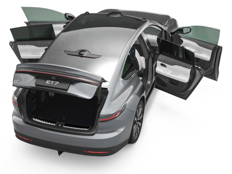 2025 Nio ET7 With Interior 3D Model