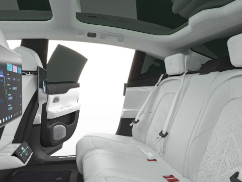 2025 Nio ET7 With Interior Model 3D