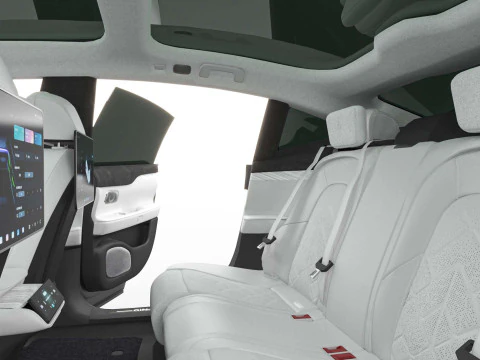 2025 Nio ET7 With Interior 3D Model