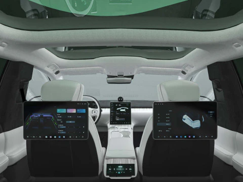 2025 Nio ET7 With Interior 3D Model