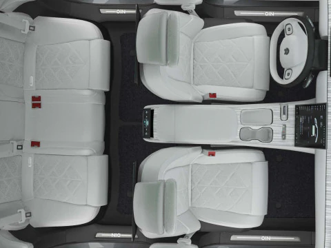 2025 Nio ET7 With Interior 3D Model
