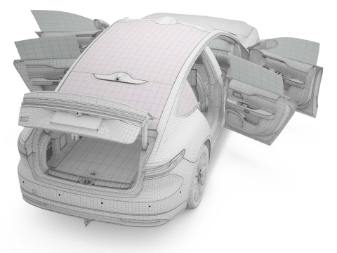 2025 Nio ET7 With Interior Model 3D