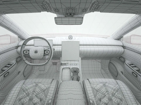 2025 Nio ET7 With Interior 3D Model