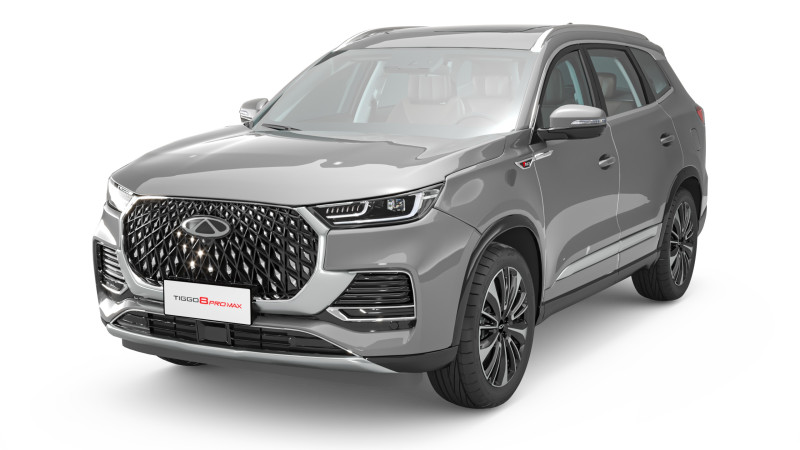 2024 Chery Tiggo 8 Pro Max With Interior 3D Model .c4d .max .obj .3ds .fbx .stl .blend 
