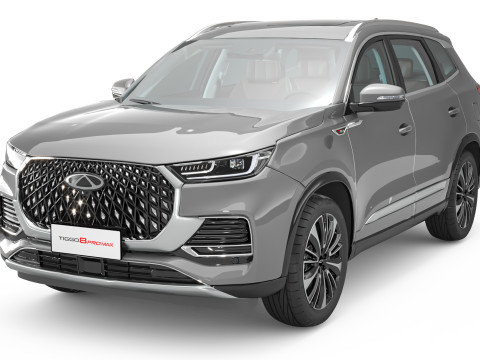 2024 Chery Tiggo 8 Pro Max With Interior 3D Model