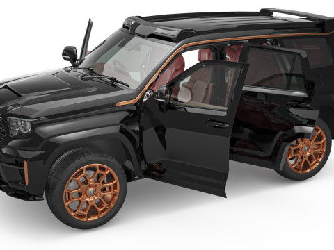 2024 GWM Tank 700 Hi4-T With Interior Modello 3D