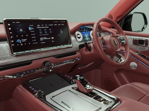 2024 GWM Tank 700 Hi4-T With Interior Modello 3D