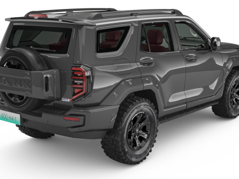 2024 Gwm Tank 400 HI4-T With Interior 3Dモデル