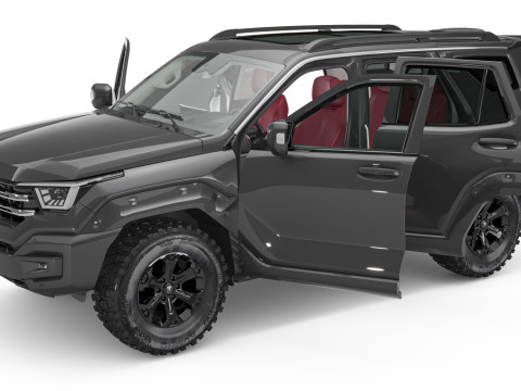 2024 Gwm Tank 400 HI4-T With Interior 3Dモデル