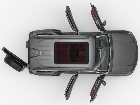 2024 Gwm Tank 400 HI4-T With Interior 3Dモデル