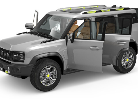 2025 Chery Jetour T2 With Interior Modèle 3D