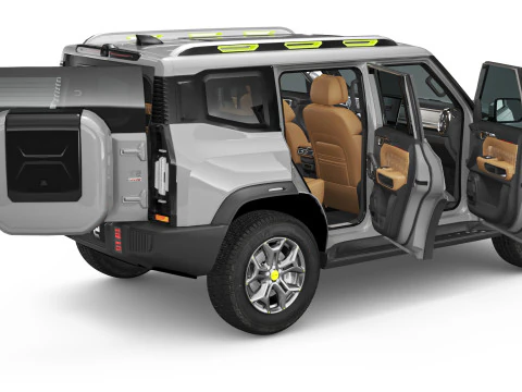 2025 Chery Jetour T2 With Interior 3D Model