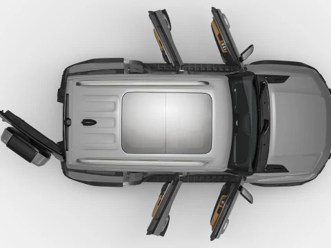 2025 Chery Jetour T2 With Interior 3D Model