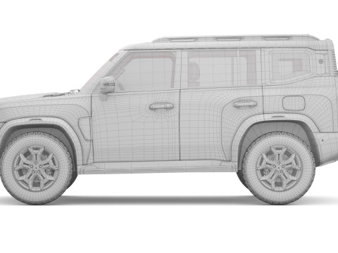 2025 Chery Jetour T2 With Interior Modèle 3D