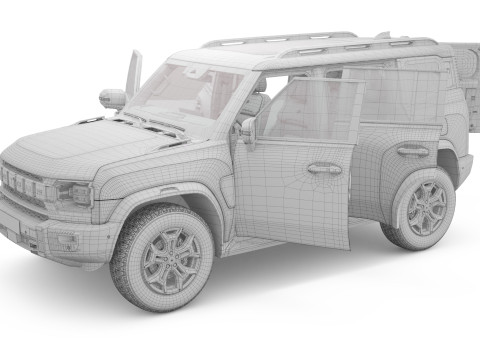 2025 Chery Jetour T2 With Interior Modèle 3D