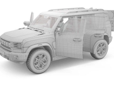 2025 Chery Jetour T2 With Interior 3D Model