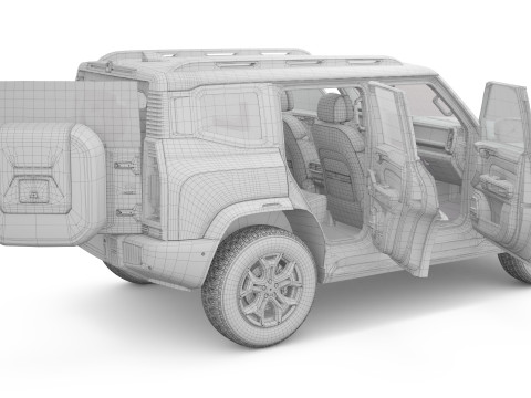 2025 Chery Jetour T2 With Interior Modèle 3D