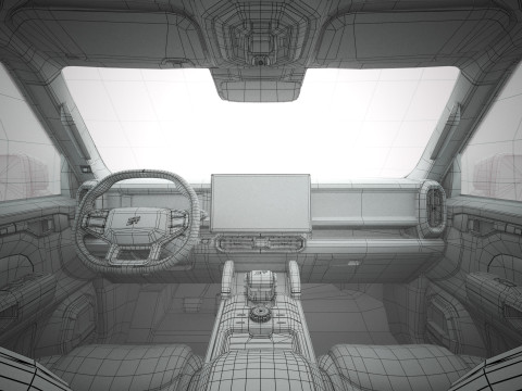 2025 Chery Jetour T2 With Interior Modèle 3D