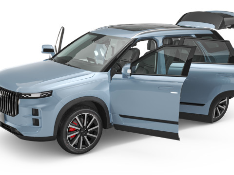 2024 Chery Jaecoo J7 With Interior 3D Модель