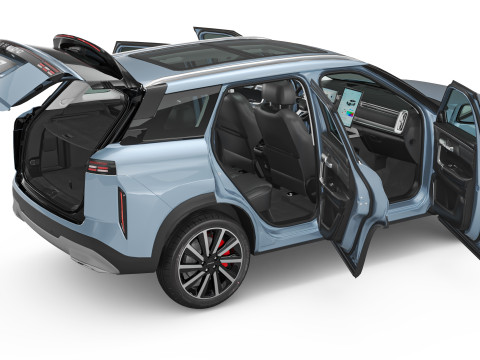 2024 Chery Jaecoo J7 With Interior 3D Модель