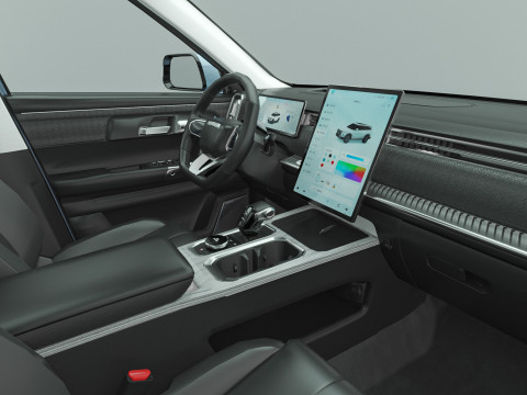 2024 Chery Jaecoo J7 With Interior 3D Модель