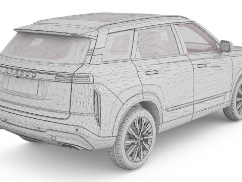 2024 Chery Jaecoo J7 With Interior 3D Модель