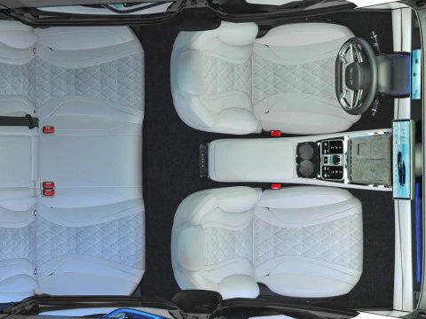2025 BYD Sealion 7 With Interior 3D Model