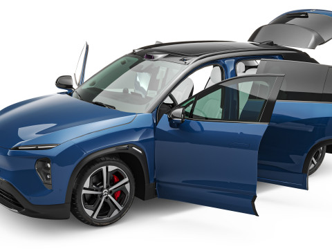 2024 NIO EL7 ES7 With Interior 3D Модель