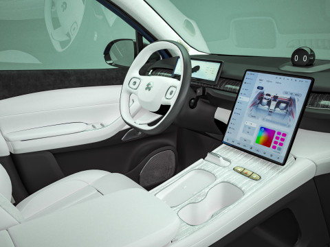 2024 NIO EL7 ES7 With Interior 3D Модель