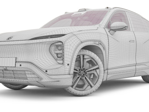 2024 NIO EL7 ES7 With Interior 3D Модель