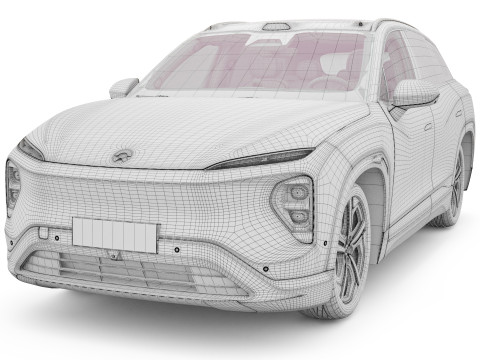 2024 NIO EL7 ES7 With Interior 3D Модель