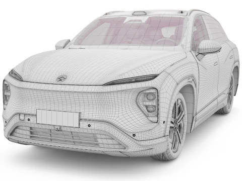 2024 NIO EL7 ES7 With Interior 3D Model