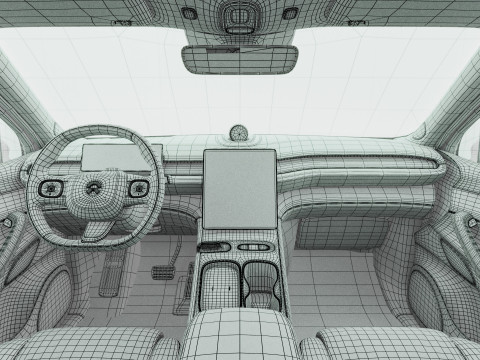 2024 NIO EL7 ES7 With Interior 3D Модель