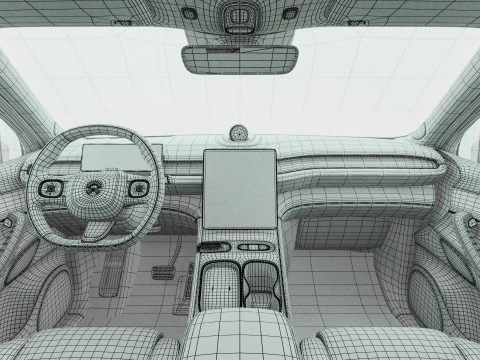 2024 NIO EL7 ES7 With Interior 3D Model
