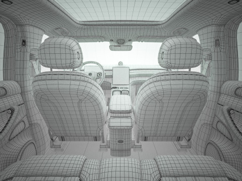 2024 NIO EL7 ES7 With Interior 3D Модель