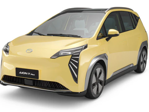 2025 GAC AION Y Plus インテリア付き 3Dモデル